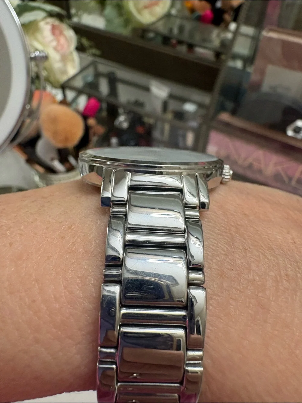 Kate Spade Gramercy Silver and White Crystal Women’s Watch